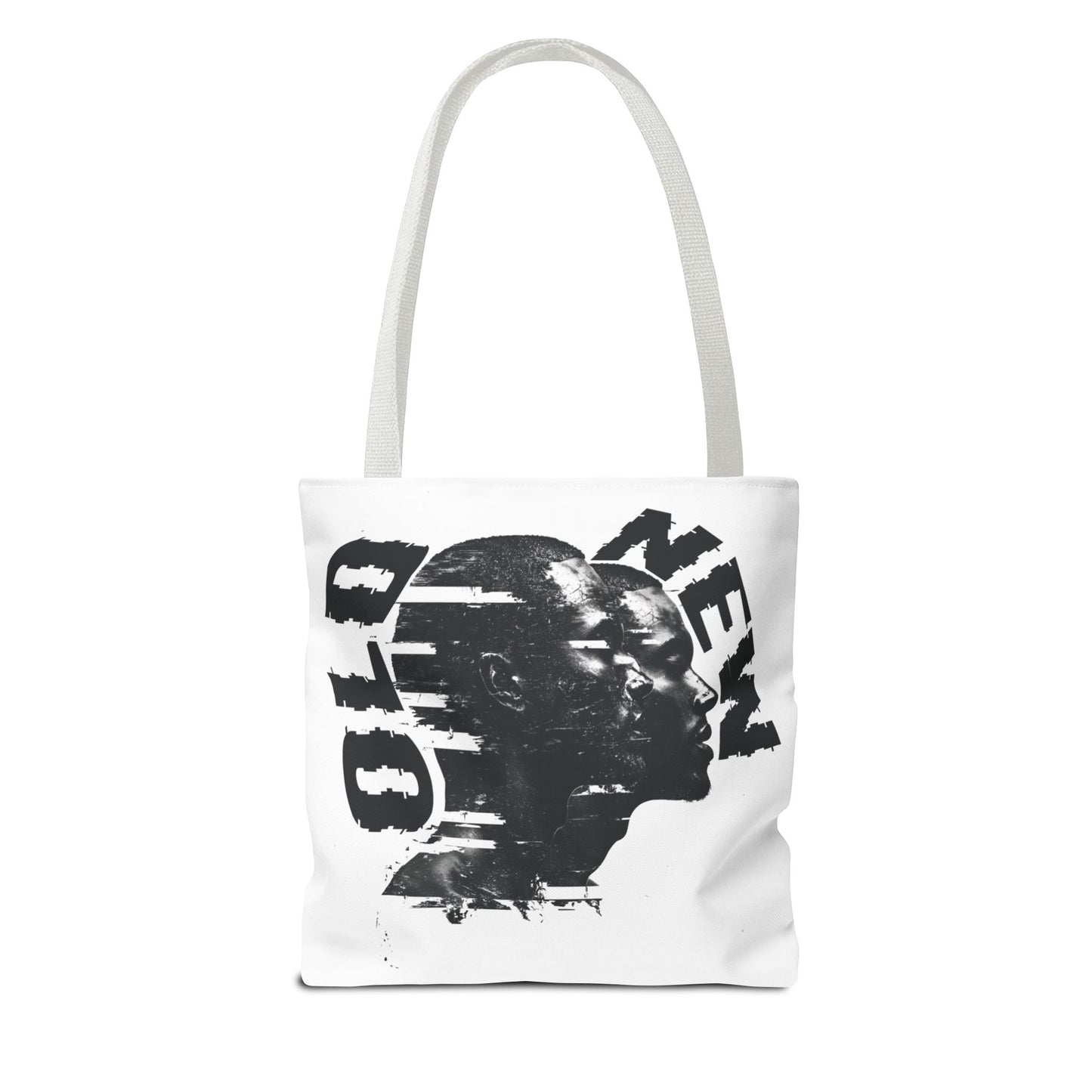 Tote Bag with Old vs New Man Design