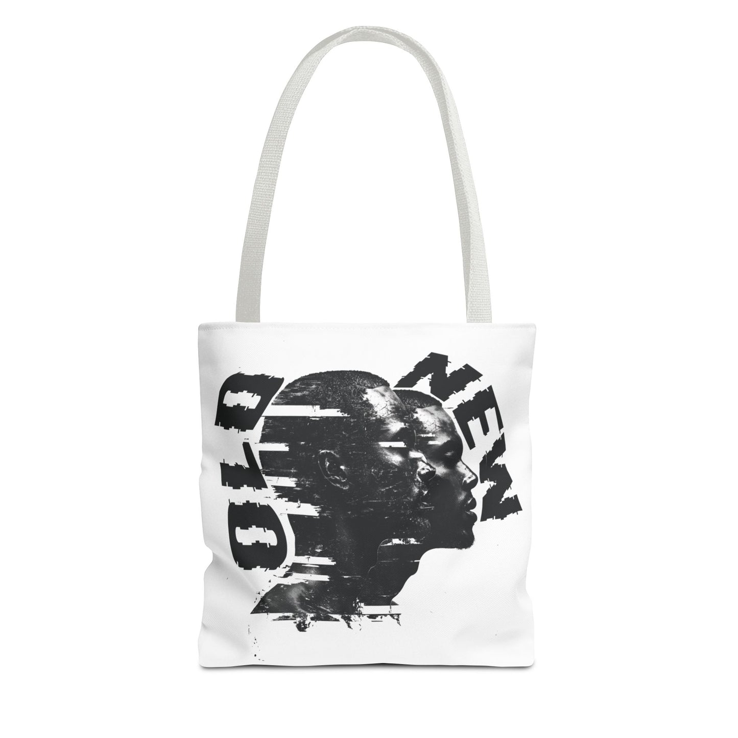 Tote Bag with Old vs New Man Design
